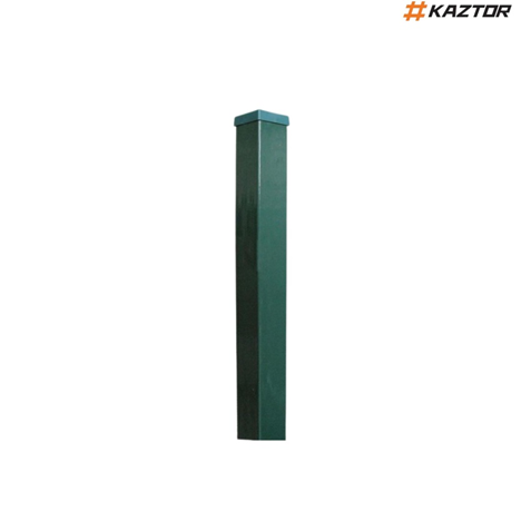 Столб для 3D забора 80*80*2,0 мм, длина 2.5 м, покрытие полимер RAL 6005 фото ТОО KAZTOR LTD