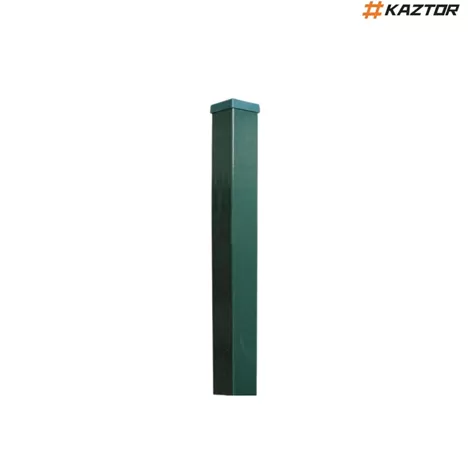 Столб для 3D забора 80*80*2,0 мм, длина 2.5 м, покрытие полимер RAL 6005 фото ТОО KAZTOR LTD